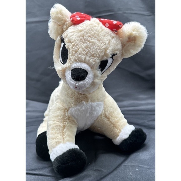 Dan Dee Other - 'Clarice' Rudolph The Red Nose Reindeer Plush 12" Tall. VGC